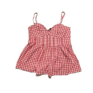 Burberry London Womens Gingham Tanktop